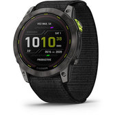 Смарт-часы Garmin Enduro 2 Carbon Gray DLC Titanium with Black UltraFit Nylon Strap (010-02754-01)
